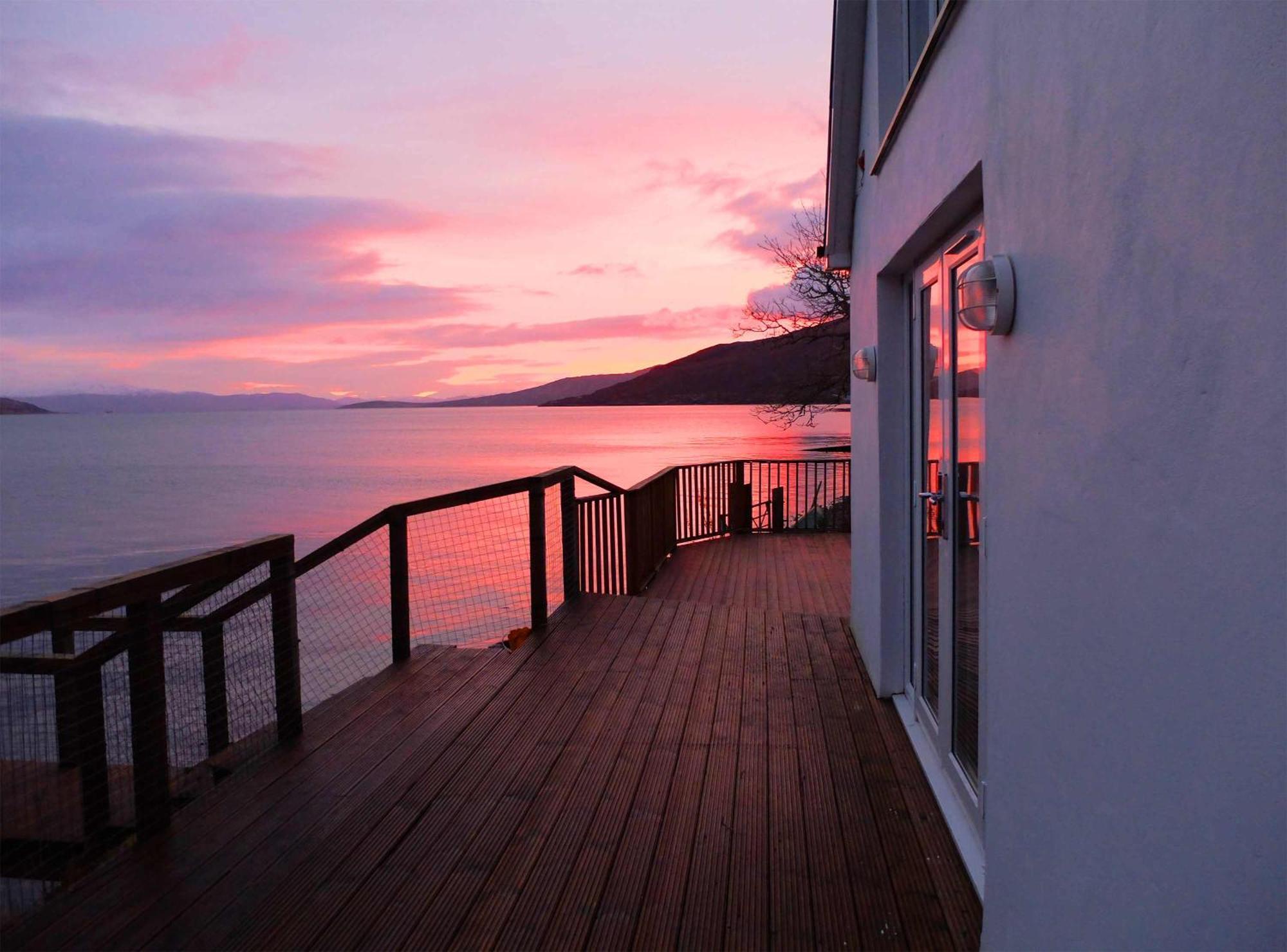The Boathouse Villa Sconser ภายนอก รูปภาพ